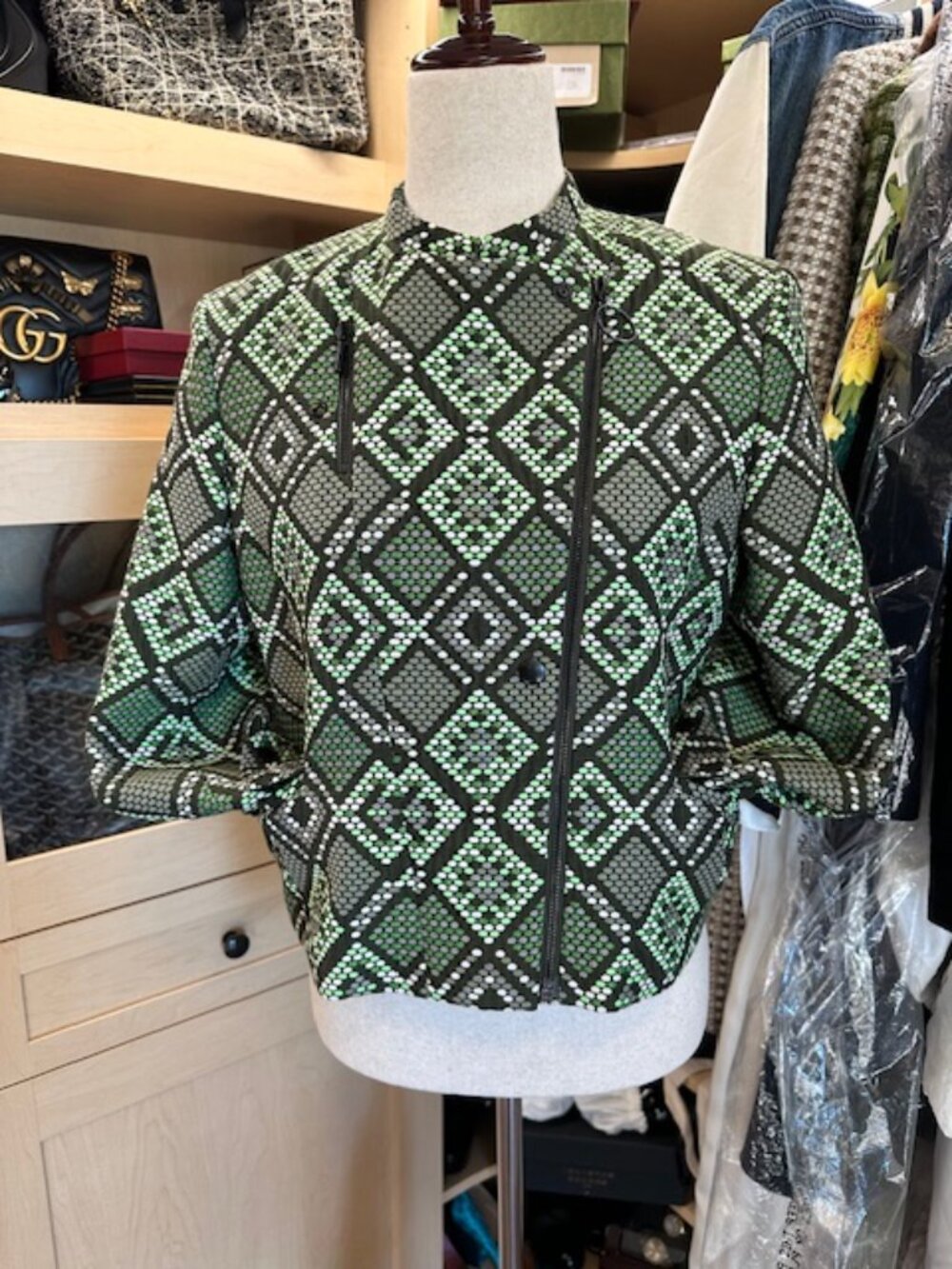 Akris Punto Size 38 Green Jacket - Picture 2 of 8
